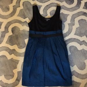 🛍 Black and teal cocktail dress